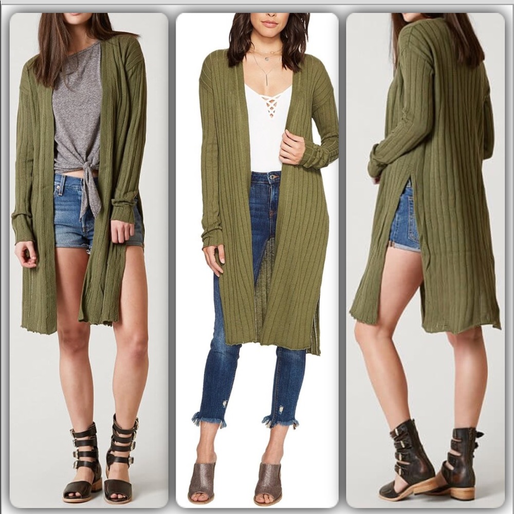 New๐Free people ribbed cardigan - Picture 2 of 7